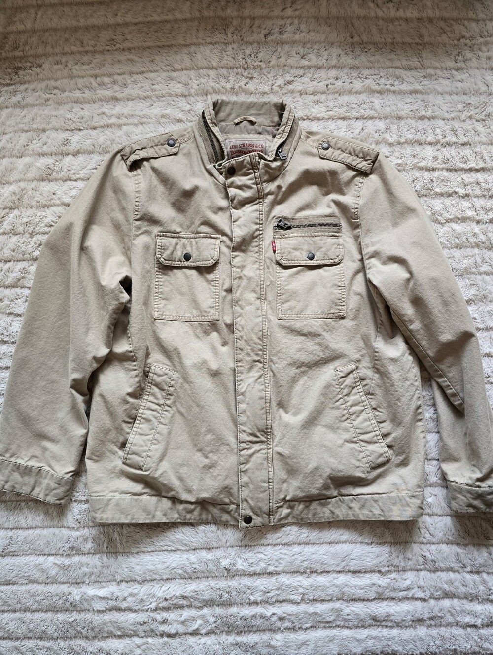 NWOT Levi's Men's Tan Field Jacket Size Xl